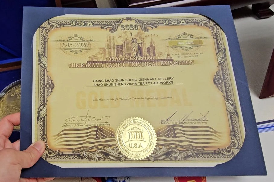 4th payment of Zisha Teapot "Sui Tang Qian Gui" made by grand master Shao Shun Sheng